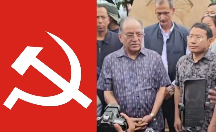 Prachanda Announces Plan for New Party Headquarters After Fire Damage