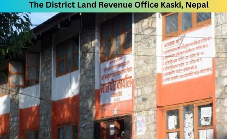 Kaski- Nepal, Land Revenue Office Shuts Down Indefinitely After Fire