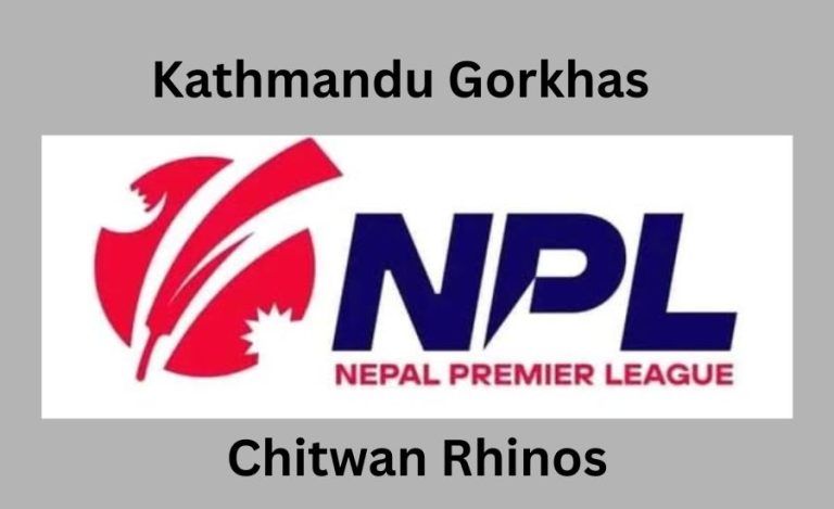 Kathmandu Gorkhas Defeat Chitwan Rhinos by 53 Runs to Claim Third Win in NPL