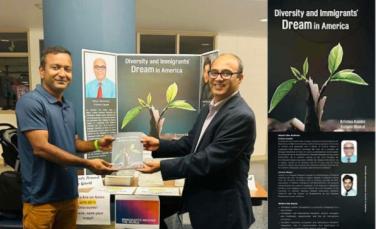  Authors Kandel and Dhakal Launched – A Comprehensive Narrative of Immigrant Challenges and Experiences in the United States