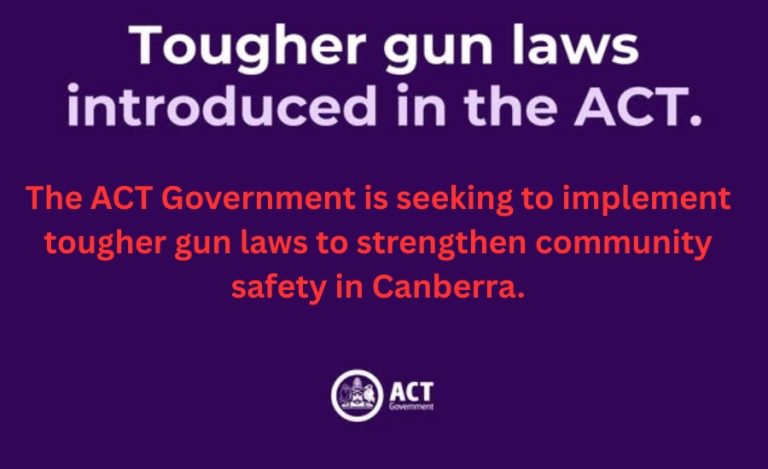 Stronger Gun Laws Proposed in ACT to Boost Community Safety