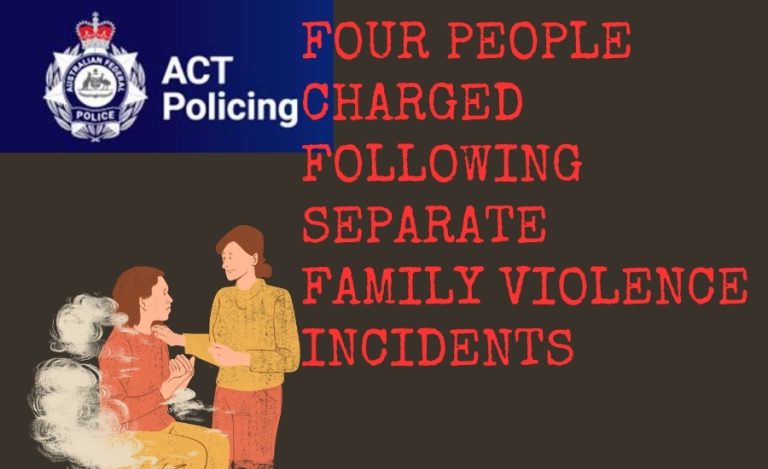 Four Charged Over Separate Family Violence Incidents in Canberra