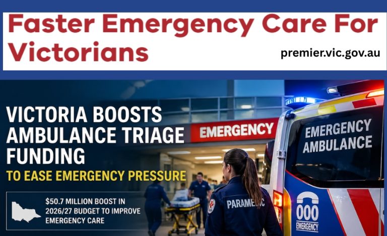 Victoria boosts ambulance triage funding to ease emergency pressure