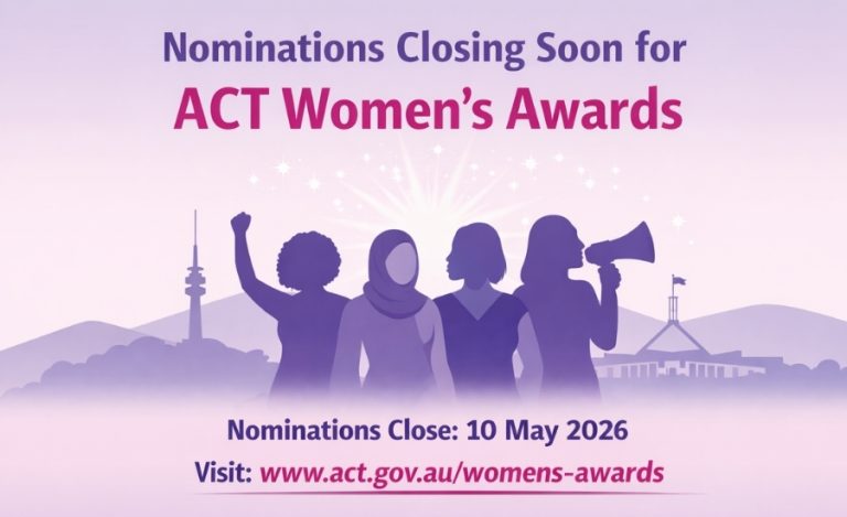 Nominations Closing Soon for ACT Women’s Awards