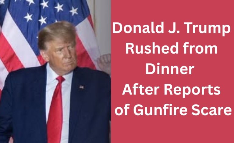 Donald Trump evacuated from White House Correspondents’ Dinner after security scare at Washington