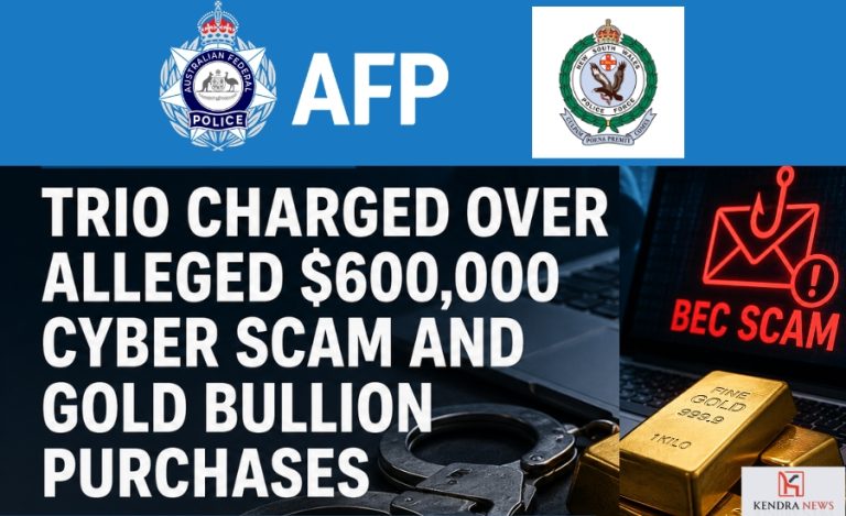 Trio charged over alleged $600,000 cyber scam and gold bullion purchases