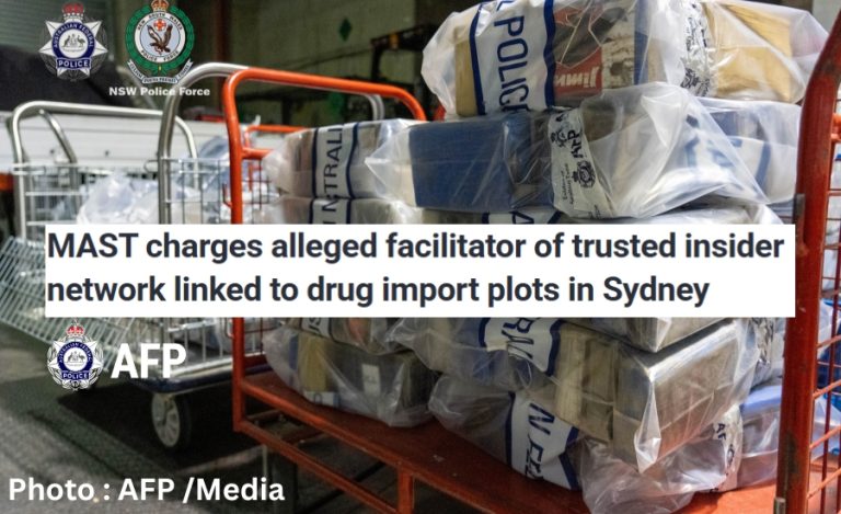 Alleged Trusted Insider Network Charged Over Major Drug Import Plots in Sydney