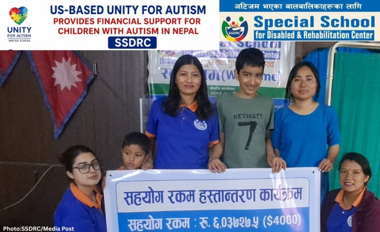 US-Based Unity for Autism Provides Financial Support for Children with Autism in Nepal – SSDRC
