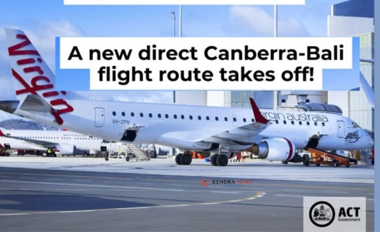 ACT Government welcomes new international milestone as Virgin Australia launches direct Canberra–Bali flights