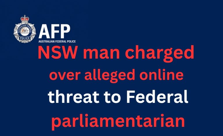 NSW man charged over alleged online threat to federal parliamentarian