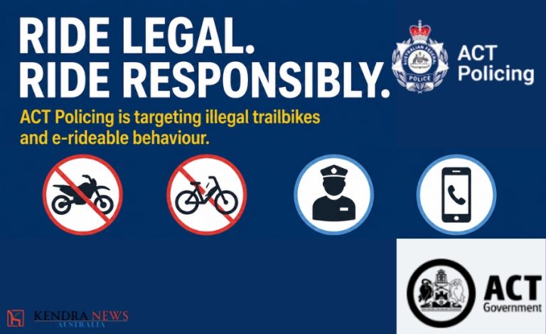 ACT Police Launch Crackdown on Illegal Trail Bikes and E-Rideables
