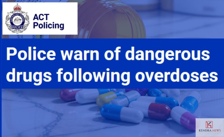 After Five Suspected Overdose Deaths-ACT Police Warn of Potentially Lethal Drugs 