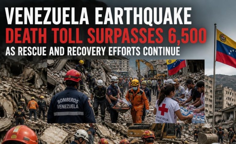 Venezuela Earthquake Death Toll Surpasses 6,500 as Rescue and Recovery Efforts Continue