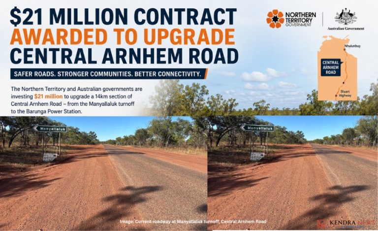 $21 Million Contract Awarded to Upgrade Central Arnhem Road, Boosting Safety and Regional Connectivity