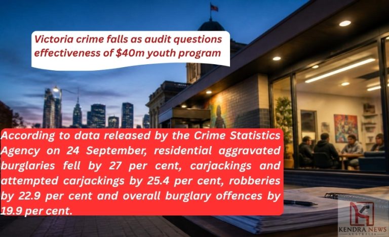Crime falls in Victoria as auditor-general finds no evidence $40m youth program works