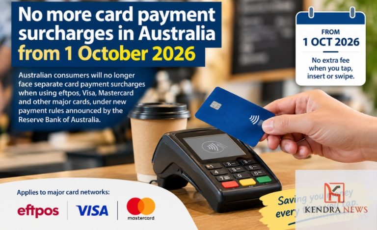 Card Payment Surcharges to End Across Australia from 1 October