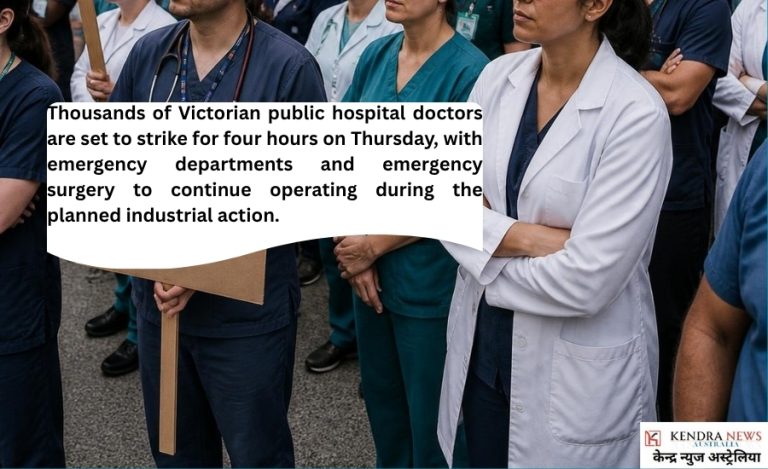 Victorian public hospital doctors to strike for four hours on 1 October,2026