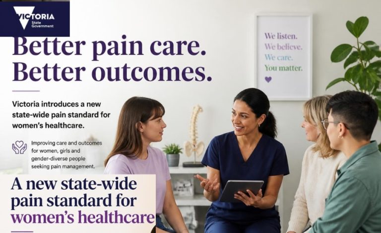 Victoria Introduces New Standard for Women’s Pain Care